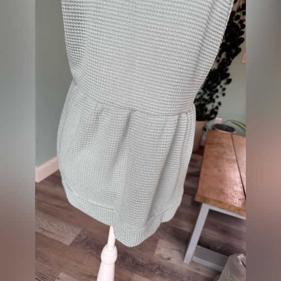 NWT Altar’d State Mint Green Peplum Tank Top Size Medium - Picture 5 of 7